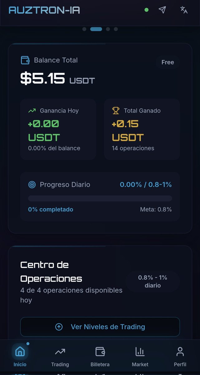 🚀 ¡Prueba Ahora Auztron IA! 🤖💰 Plataforma de trading con inteligencia artificial. ¡No te quedes por fuera! Gana dinero con el poder de la IA. 🔥
profile.shareText auztron-ia.website/auth?ref=C4MYH…
#Colombia #criptomoneda #criptomonedas #usdt #bep20 #bsc #FelizLunesParaTodos #FelizLunes