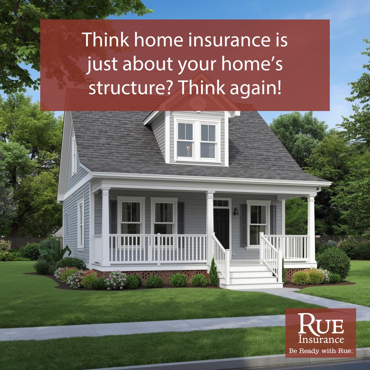 RueInsurance's tweet image. From everyday accidents to major life disruptions, the right home coverage protects more than most people realize. A policy review can help ensure your coverage truly reflects your home, your lifestyle, and your peace of mind.  Contact us at 800-272-4783 and Be Ready with Rue!