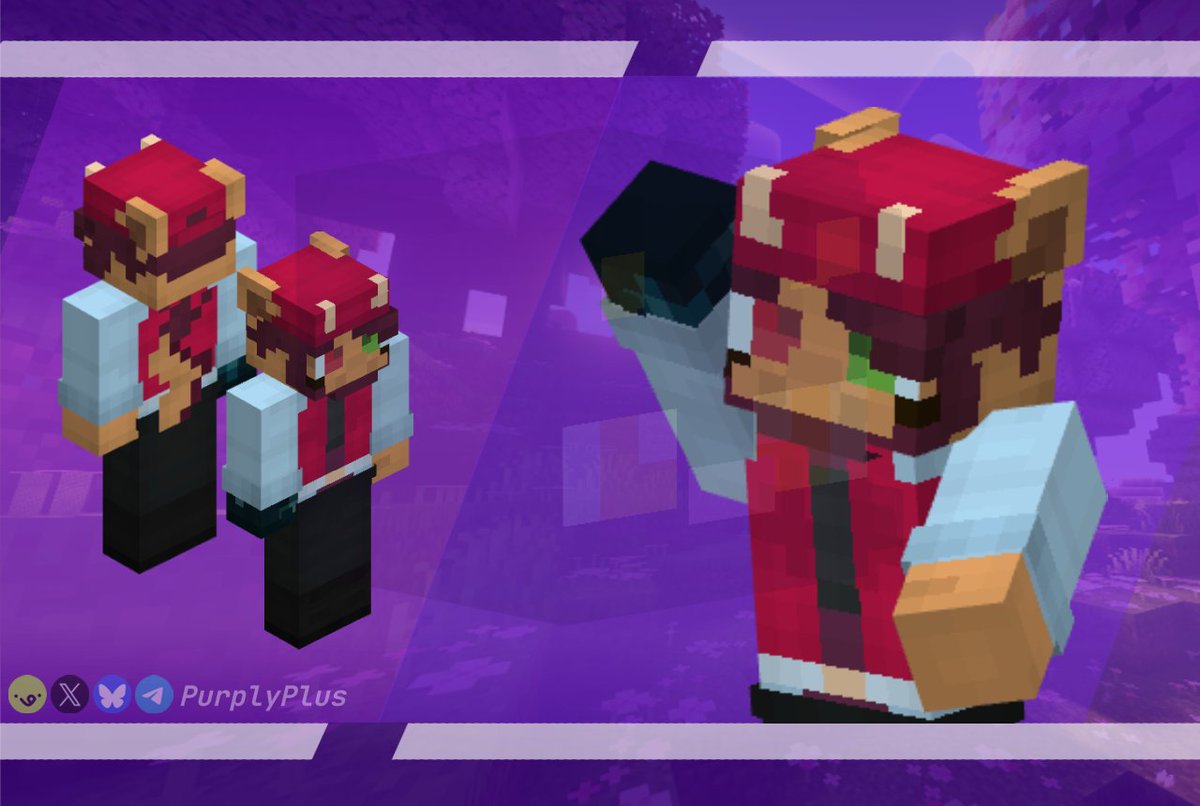 Pur 💜🍇 | Minecraft Comm Open! tweet media