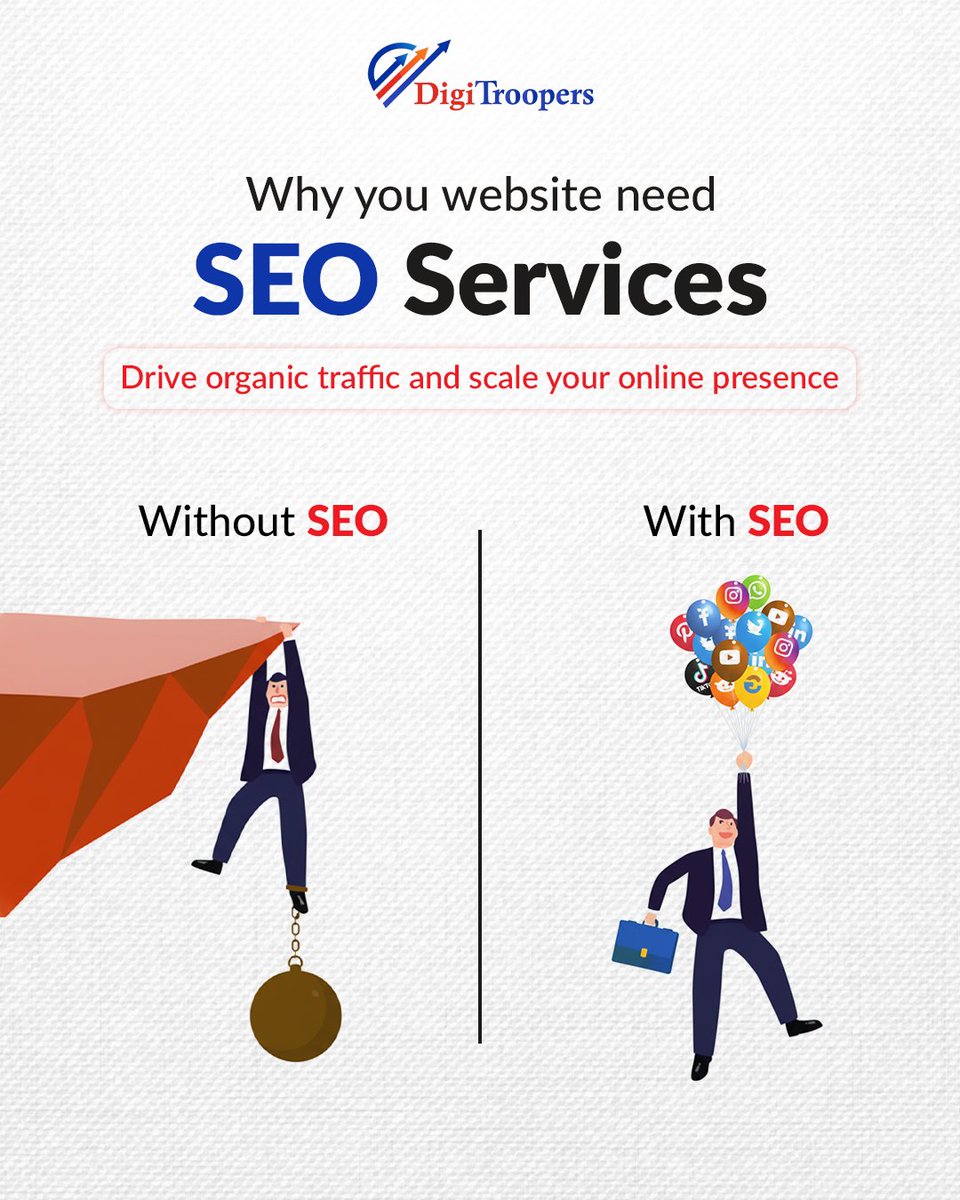 Digitroopers1's tweet photo. Without SEO, your website struggles to be seen https://t.co/DumY0m58rR