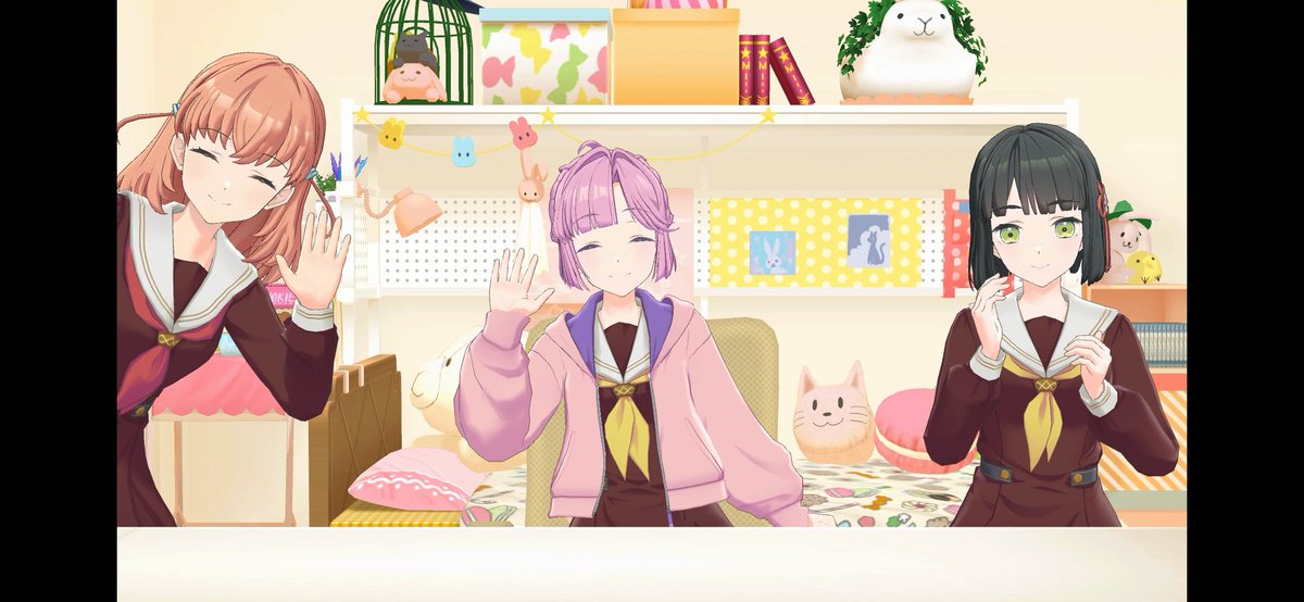 きょうちゃん様確認写真　金華山モンブランネオプリンセス花かご子犬3兄弟 どちらもポチッとなは花帆ちゃん 吟子ちゃんの困惑顔は半ば無限に撮っ