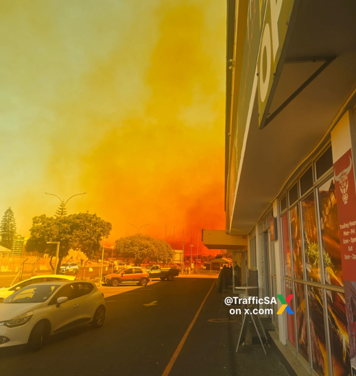 TrafficSA's tweet image. Cape Town - Chemical Incident at Montague Gardens (Koeberg Road side)