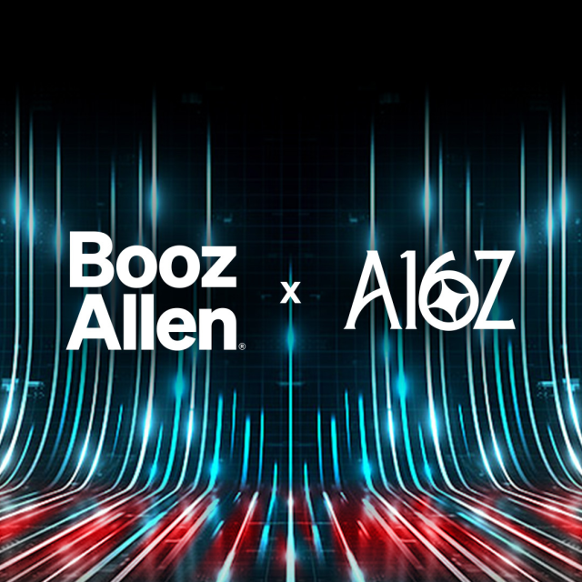 Excited to share Booz Allen’s new partnership with a16z. This is an amazing opportunity to bring the best of commercial tech to the most critical challenges of today (and tomorrow). boozallen.co/3LI21lg