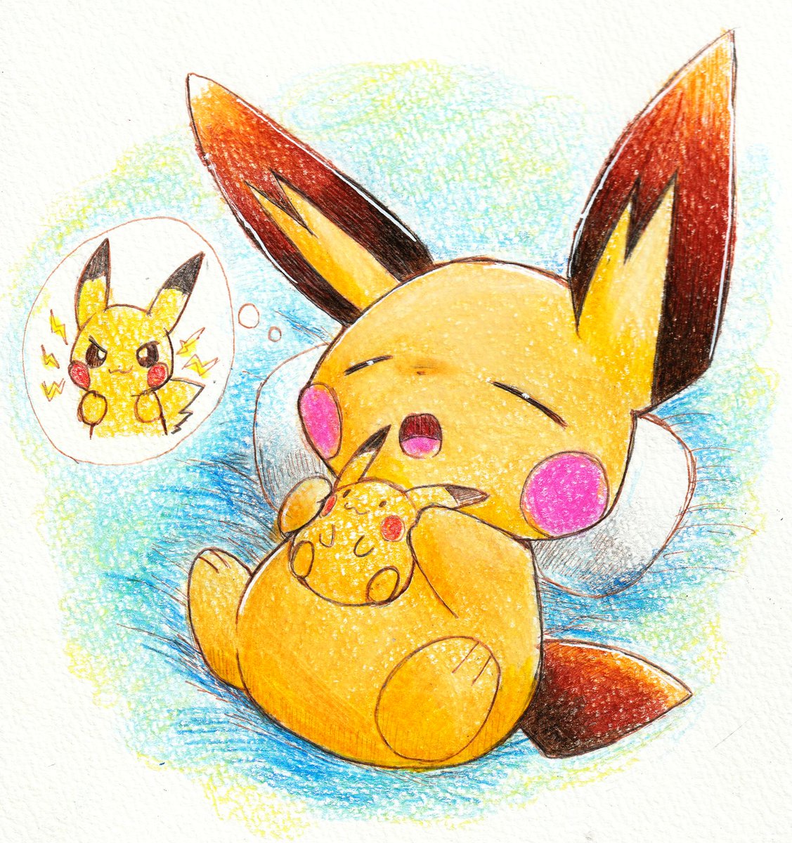 pichu_no_hito's tweet photo. かっこいい　ピカチュウに　なれるといいね https://t.co/aLFr8I3Pmr