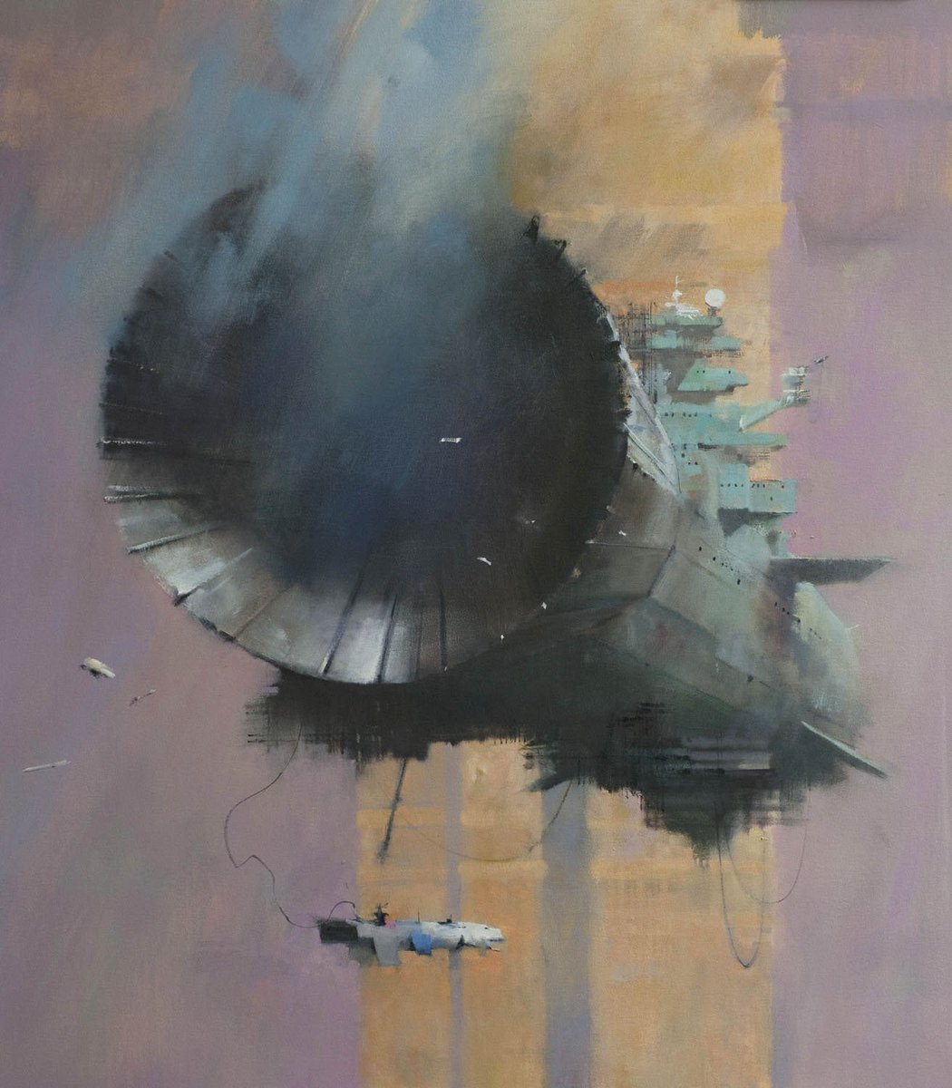 Paintings by British artist John Harris