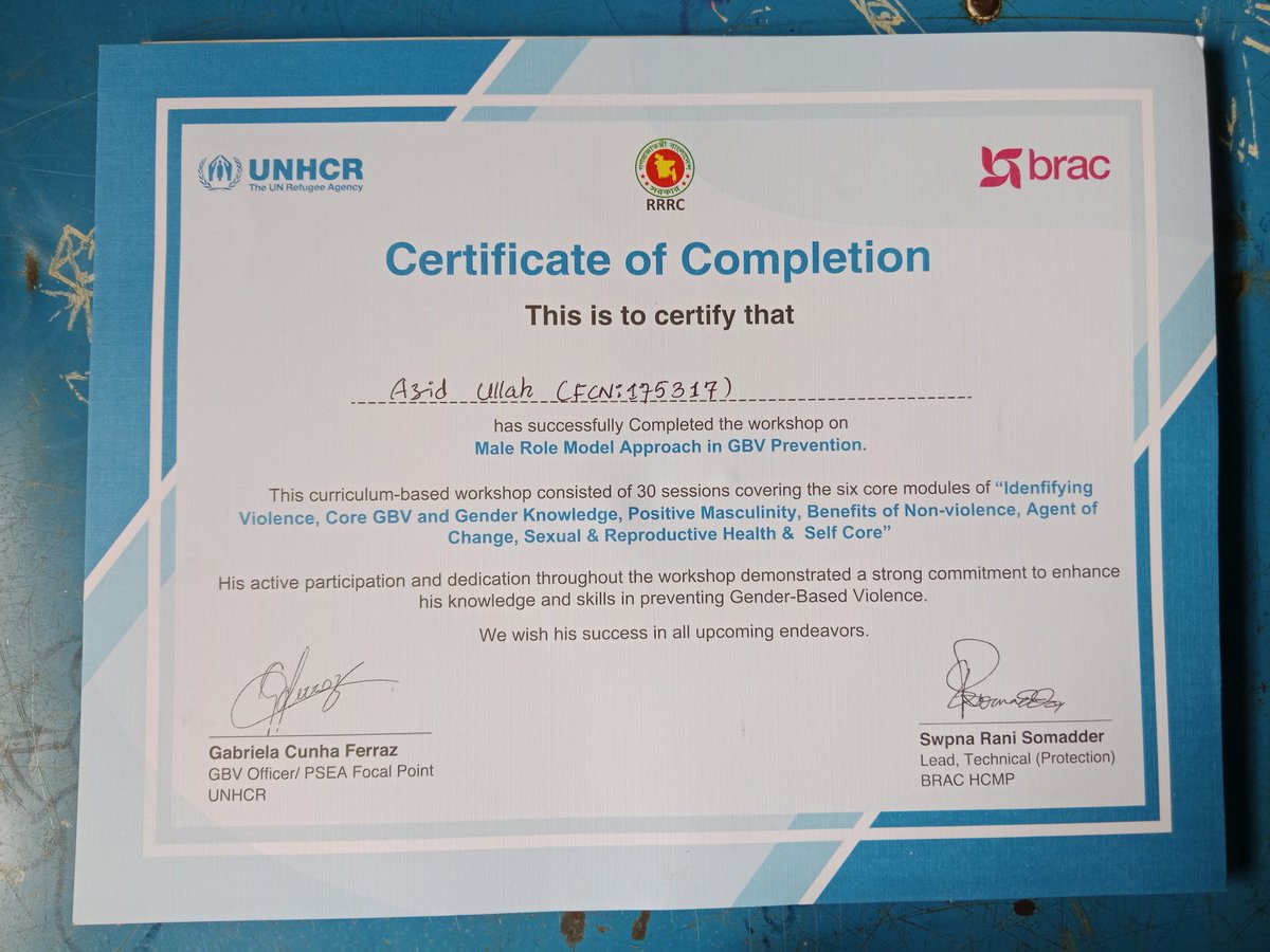 ajit_ullah39518's tweet photo. Already I'm received certificate from MRM. https://t.co/TacztZvw2Q