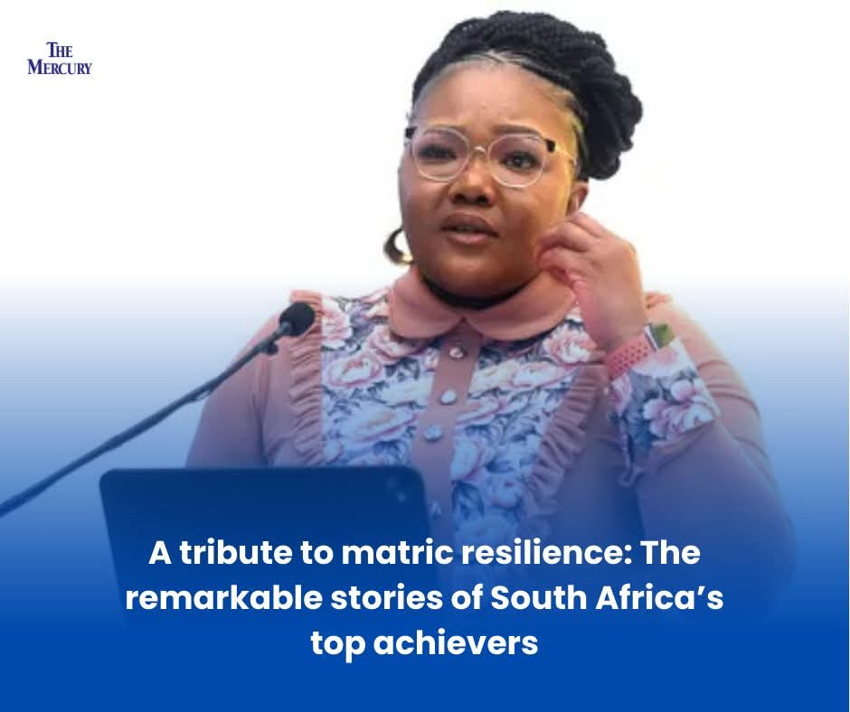 TheMercurySA's tweet photo. 🚨 Explore the inspiring stories of South Africa's top matric achievers, showcasing their resilience and determination in overcoming challenges to reach academic excellence.
Read more: https://t.co/S7K5MrFtQG
#MatricResilience #TopAchievers #AcademicExcellence #StudentSuccess https://t.co/Pg2GDYduan