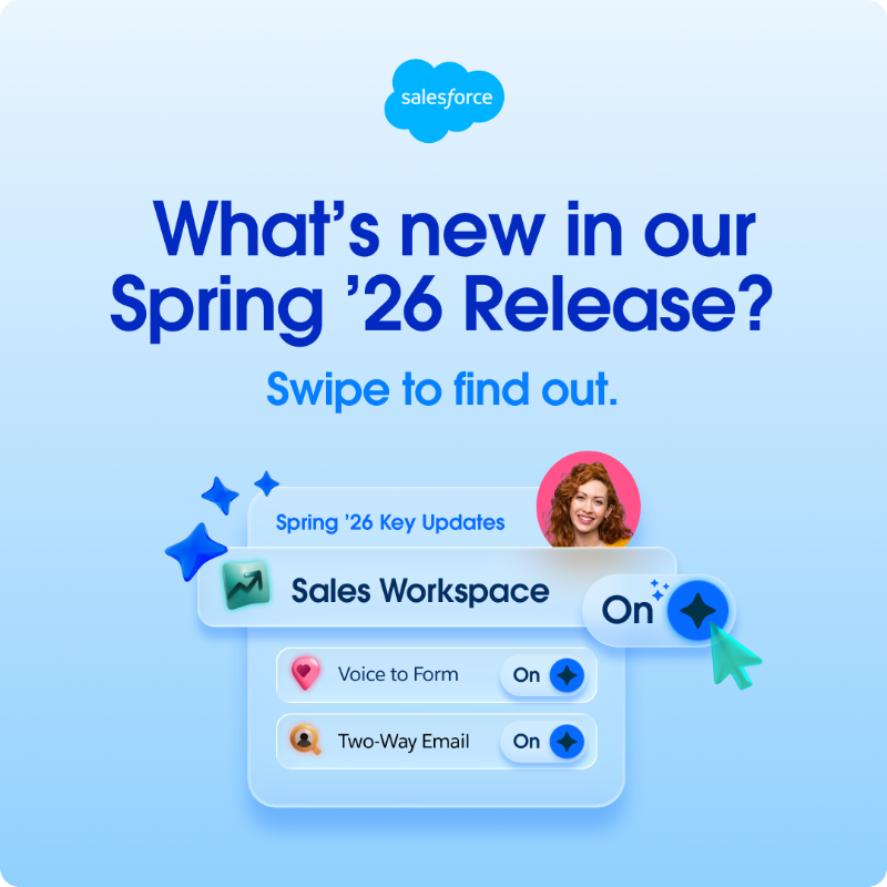 salesforce's tweet photo. 💐 The Spring '26 #SalesforceRelease is here: https://t.co/nAusklJG88