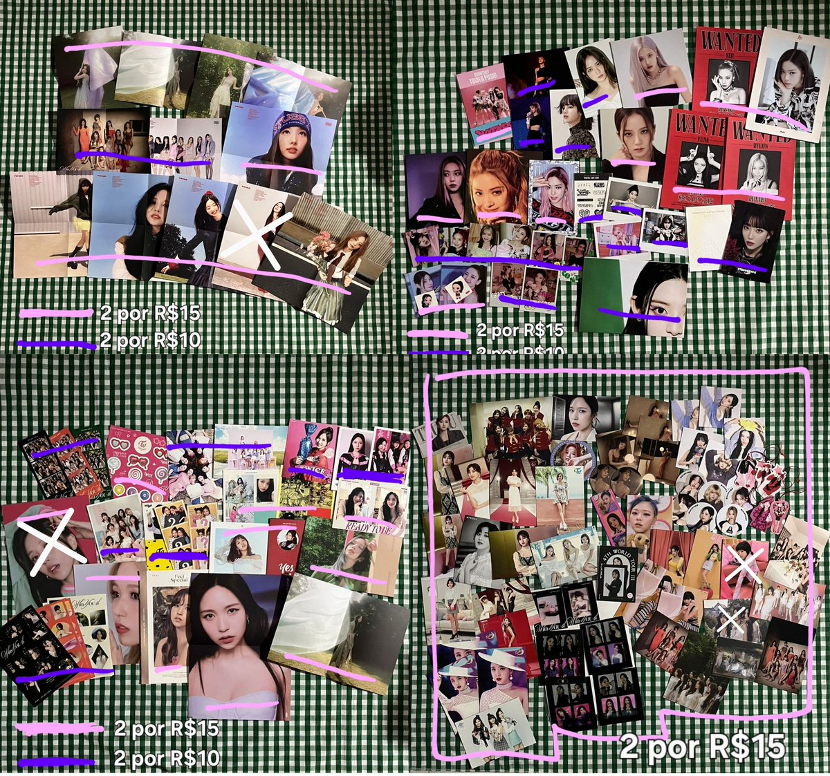 itsnoteasyforyu's tweet photo. ☆ POBs JYP + Mini Poster MiHyo ☆
☆ Inclusões OT9 + Outros Grupos ☆ https://t.co/JvCUXaLVba