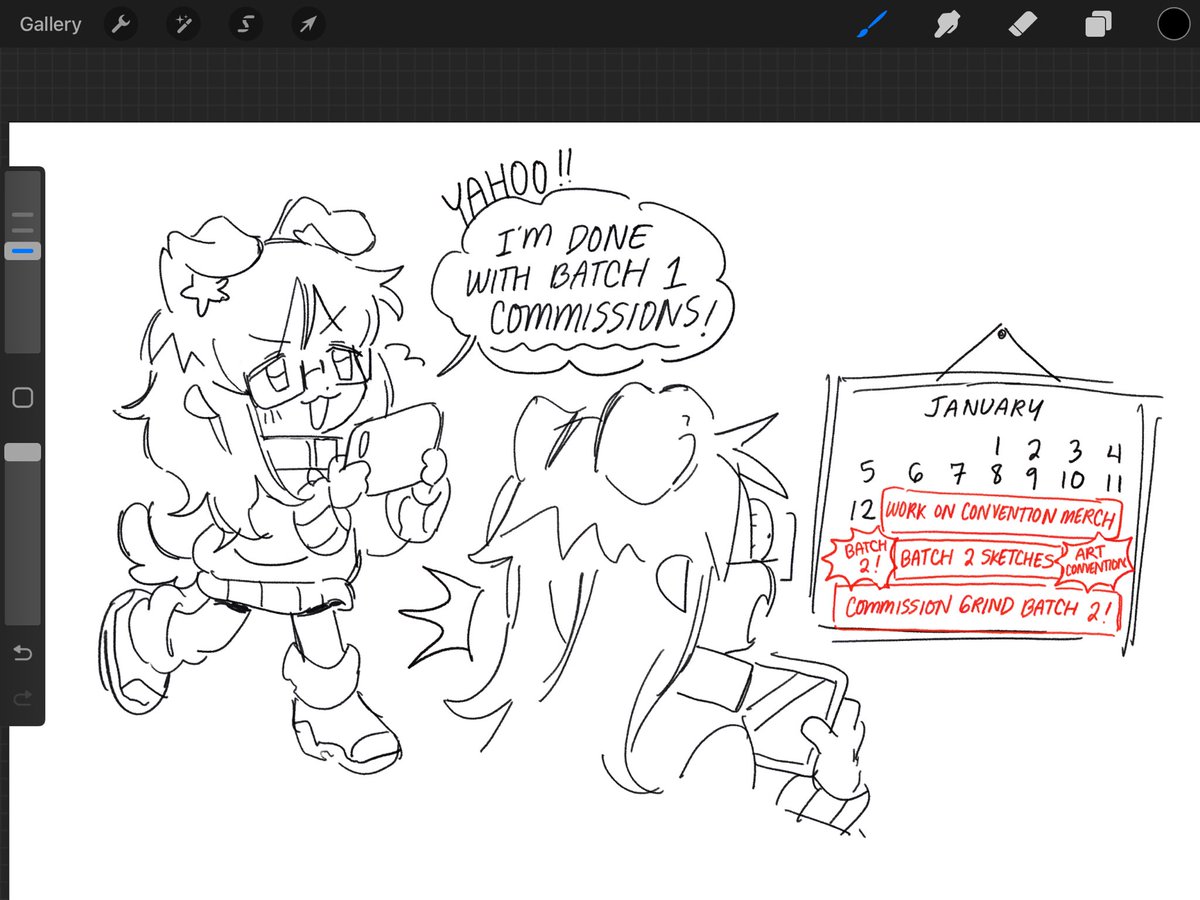 Actually BONKERS that I finished 45 commissions in 3 and a half weeks! Thank you to everyone that commissioned me this first batch <33 it was so fun drawing for you guys! I’m so excited for this artful 2026