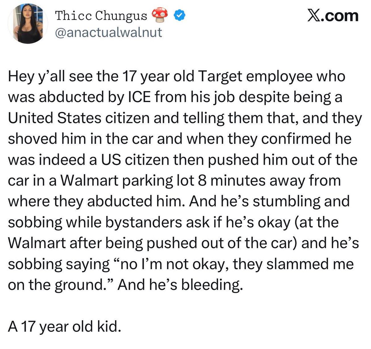 ChaseForLiberty's tweet photo. MAGA is this what you voted for?

To have armed thugs hurting kids?
Why is there zero accountability? https://t.co/eCg87xpOxn