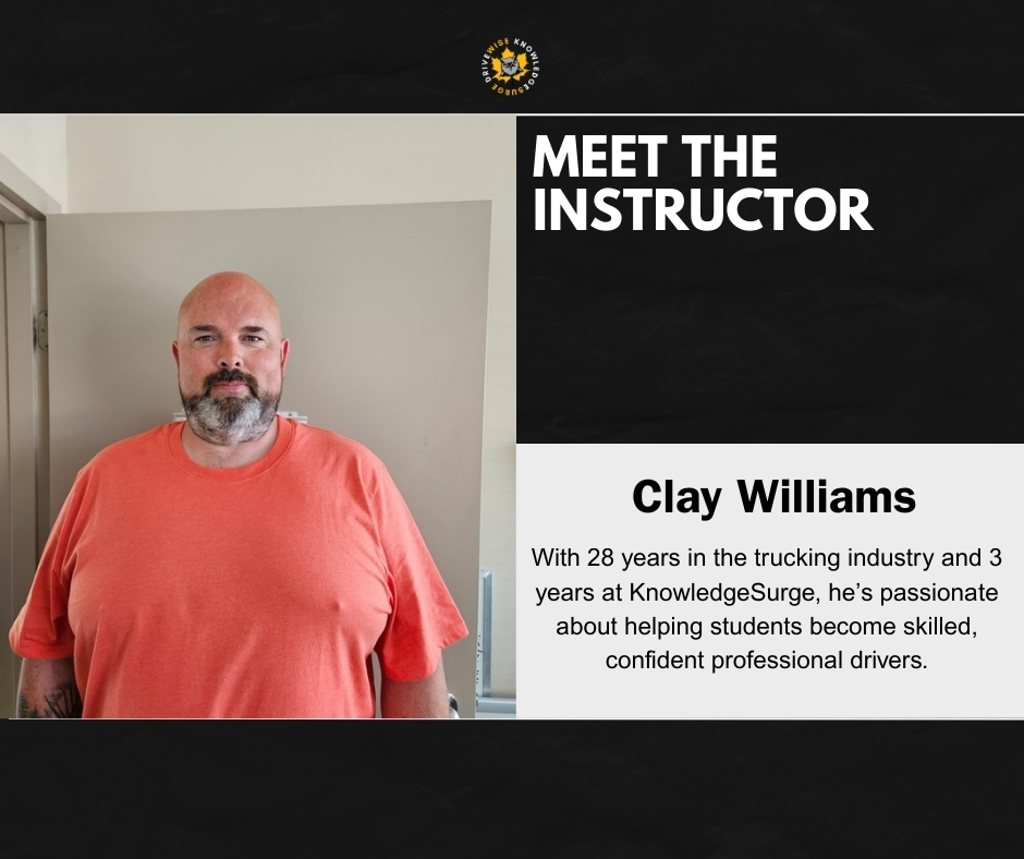 Clay brings industry insight, patience, and real-world experience to every lesson, giving future drivers the confidence they need to succeed on the road.

We’re proud to have instructors who truly care about their students' growth!👍

#TruckTraining #TruckingSchool