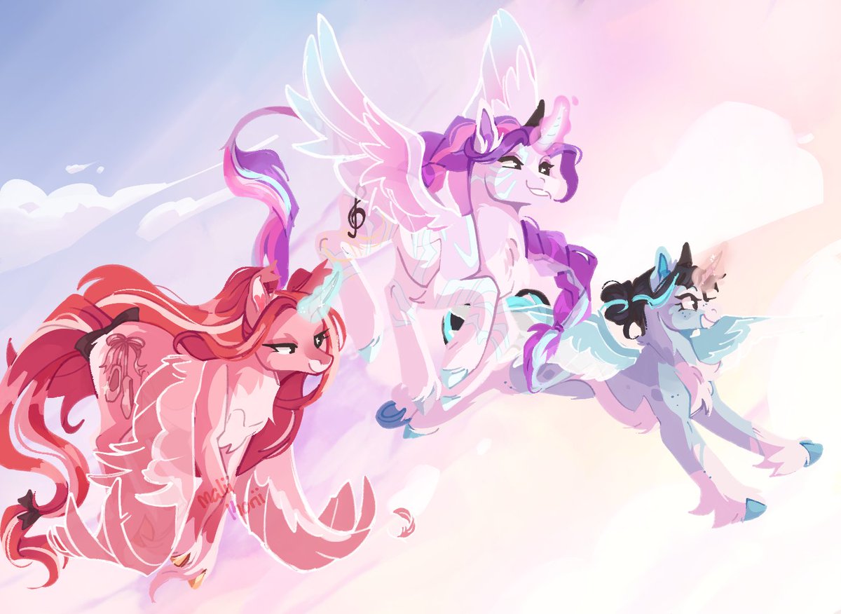 went back to my mlp roots and made them alicorns bc it was fitting
#KPOPDEMOMHUNTERS #huntrix