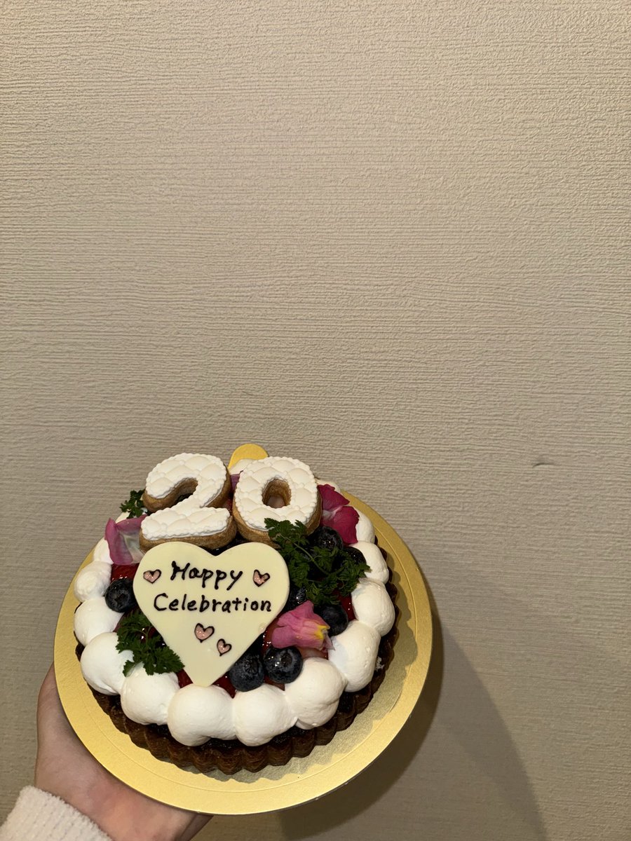 この日のためにタルトも準備してくれた🍓
すごい嬉しい