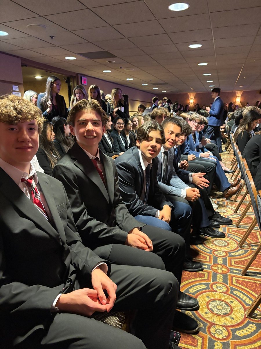 GroveDeca's tweet photo. The DECA District 4 Conference is well underway! We have 82 scholars attending the get-together, and today we will determine who is eligible for the state DECA conference in March! Let's go BABY!!😀#crimsondecarocks https://t.co/ua5psErRhZ