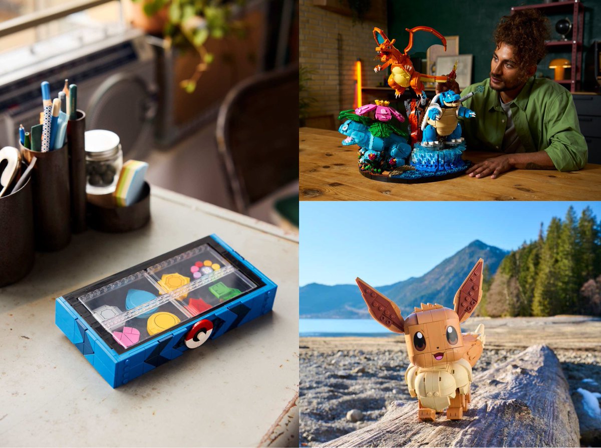 海外ポケモングッズ ニュース🍄】 レゴ(LEGO)×Pokémonコラボアイテムの 