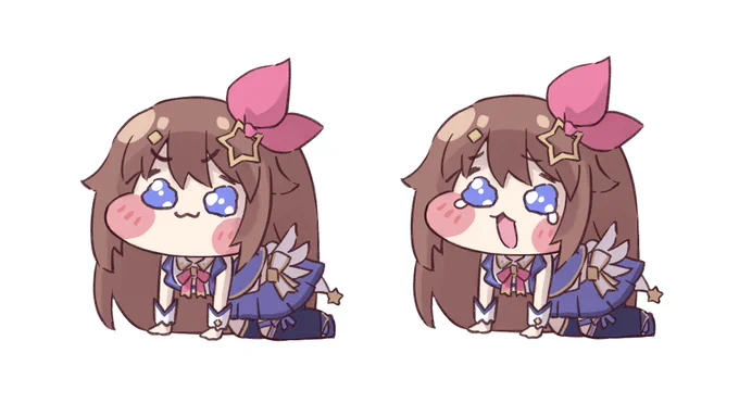 最近よく見るほっぺ(๑╹ᆺ╹)つ (リップにGB) #soraArt #そらArt
