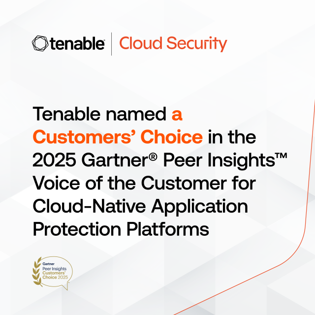 SherifHMorad's tweet photo. #Cloudsecurity is an essential component of #ExposureManagement. We’re proud to be named a Customers’ Choice in the 2025 Gartner® Peer Insights™ Voice of the Customer for Cloud-Native Application Protection Platforms. Read more here: https://t.co/5rrmRigT7o https://t.co/dZGE8Vsm0J