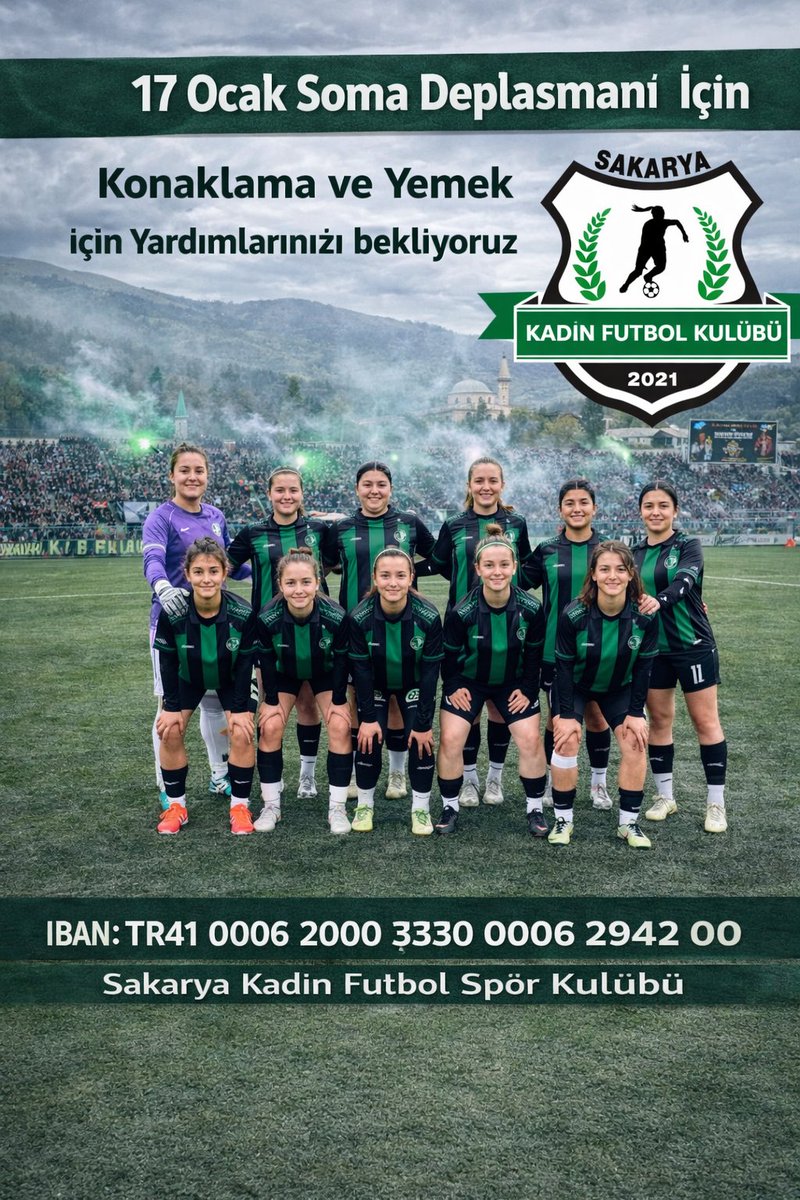 Ligde Kalma mücadelesi veren takımızın oynayacağı Soma deplasmanı için 

El Ele hep Birlikte Mücadele edelim
Kızlarımızın yüzünü güldürelim.
<a href="/UganRaif/">raif ugan</a> 
<a href="/kirmizisaatcom/">Kırmızı Saat</a> 
<a href="/SakaryaMedyabar/">Medyabar</a> 
<a href="/sporexpres/">SporExpres</a> 
<a href="/Sokak__54/">Sokak54</a> 
<a href="/oktaysari54/">Oktay SARI</a>