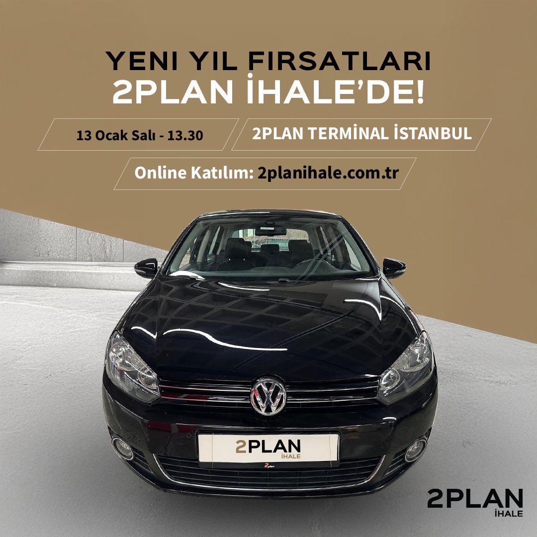 2plan İhale’de yeni yılın avantajlı dönemini başlatıyoruz. 🗓️
Doğru aracı doğru teklifle bulma zamanı. Araçları inceleyin, teklifinizi verin ve fırsatları kaçırmayın!

🗓️: 13 Ocak 2026 Salı, 13:30 
💻: Online katılım: 2planihale.com.tr 

#2PLAN #2PLANİhale