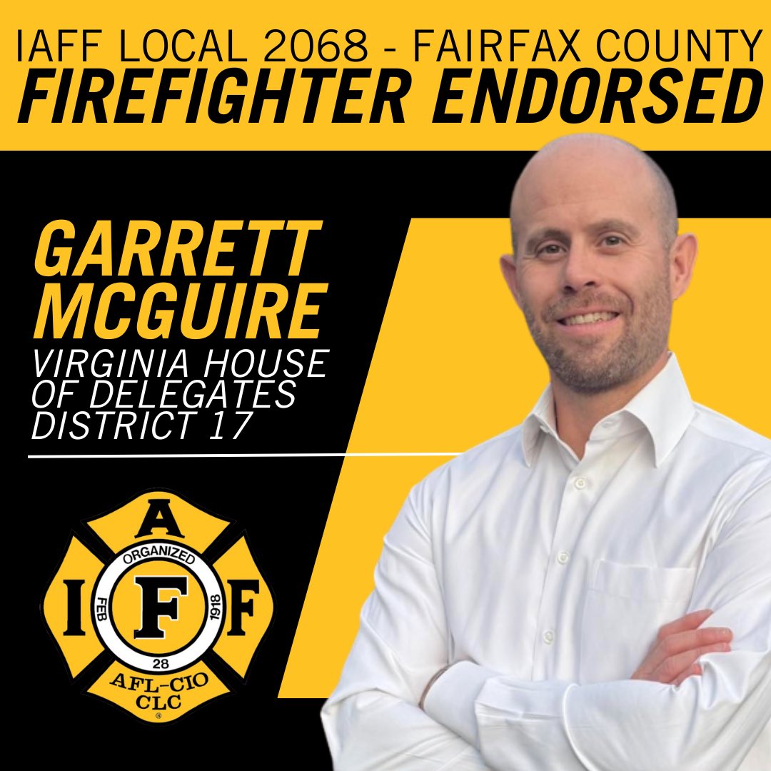 The bravest in our community deserve our strongest support. Proud to stand with <a href="/IAFF2068/">Fairfax Co Professional Firefighters & Paramedics</a> as we close in on January 20th!