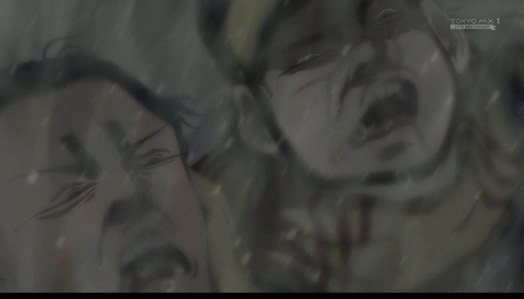 #ゴールデンカムイ

ビールを浴びる杉元と鯉登少尉
札幌ビール工場編の名シーンの1つ

←原作　　　　　　　アニメ→

再現度たけーな、オイ