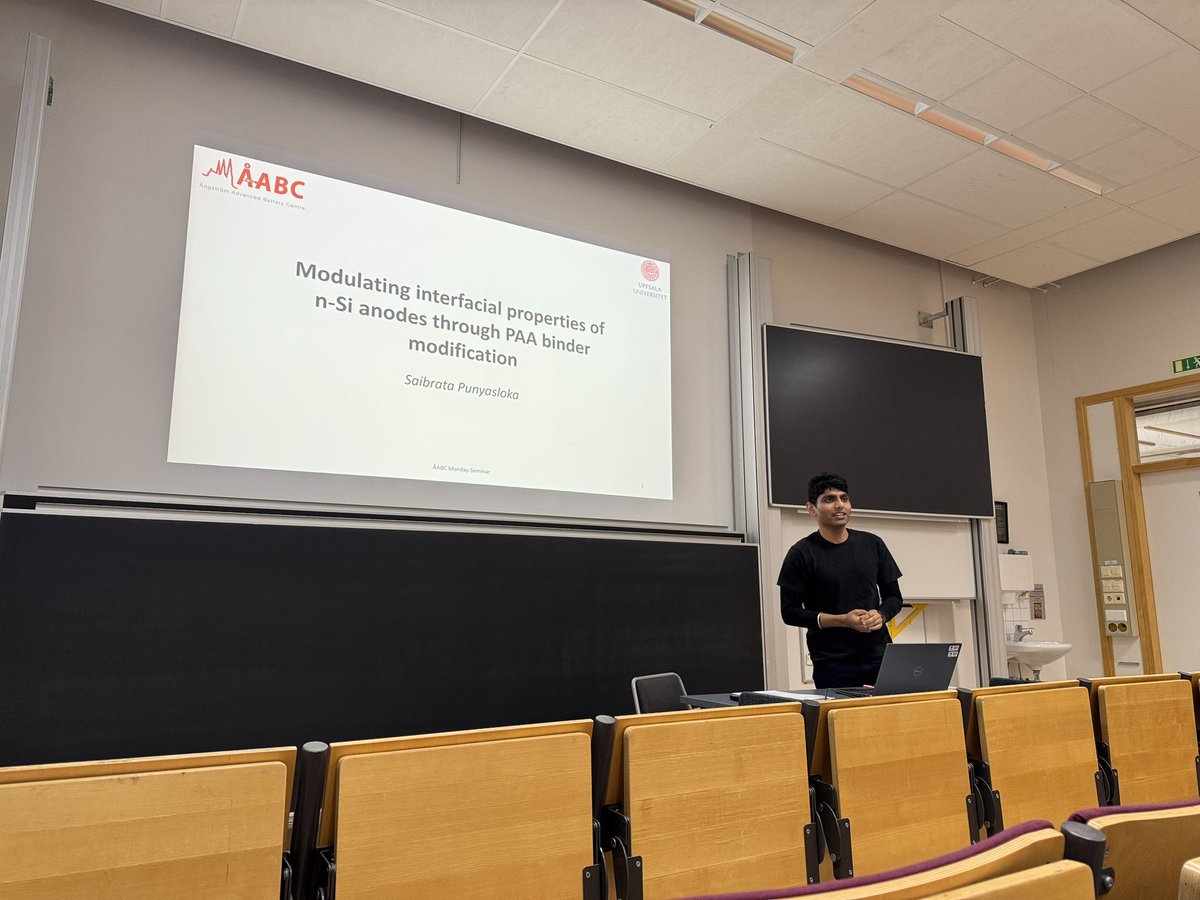 Ångström Advanced Battery Centre tweet media