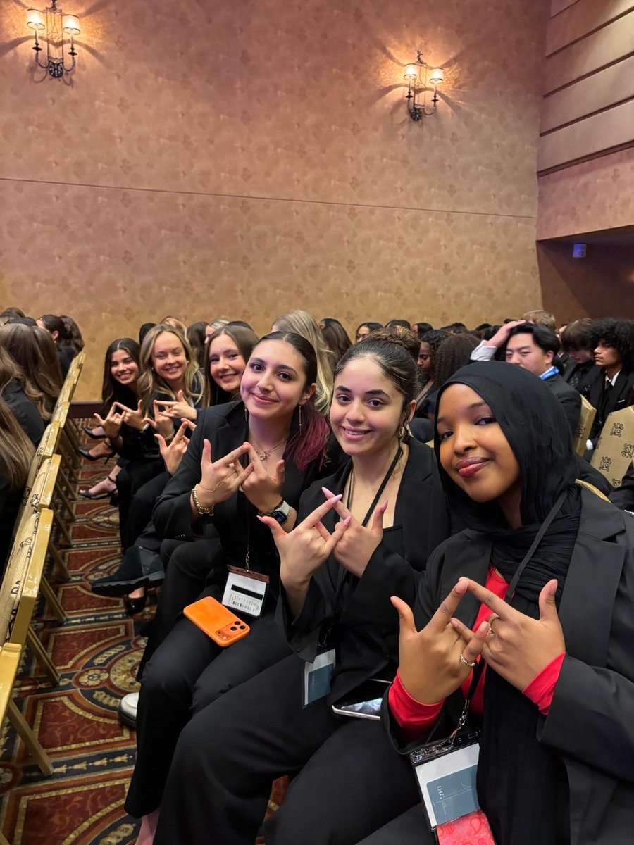 GroveDeca's tweet photo. The DECA District 4 Conference is well underway! We have 82 scholars attending the get-together, and today we will determine who is eligible for the state DECA conference in March! Let's go BABY!!😀#crimsondecarocks https://t.co/ua5psErRhZ