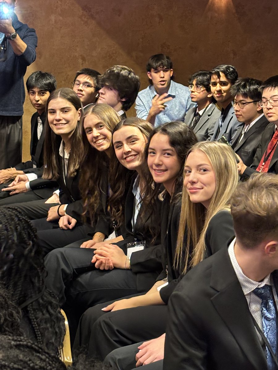 GroveDeca's tweet photo. The DECA District 4 Conference is well underway! We have 82 scholars attending the get-together, and today we will determine who is eligible for the state DECA conference in March! Let's go BABY!!😀#crimsondecarocks https://t.co/ua5psErRhZ