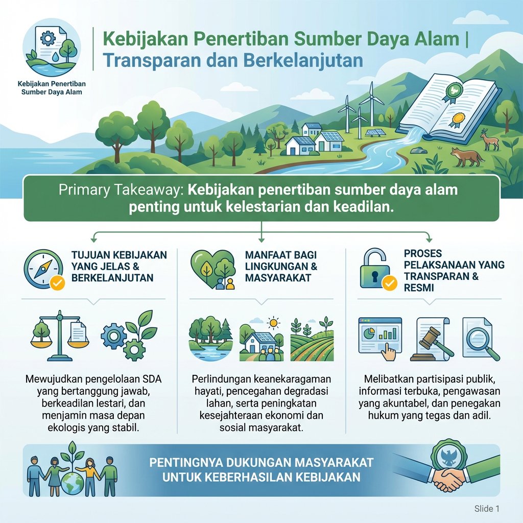 noelluna97's tweet photo. Kebijakan penertiban sumber daya alam merupakan upaya pemerintah menjaga kelestarian dan keadilan. Dengan memahami kebijakan ini, kita bisa lebih menghargai proses dan tujuan di baliknya. Yuk, simak penjelasan singkatnya dan beri tahu kami pendapatmu! https://t.co/ju7q7uln9E