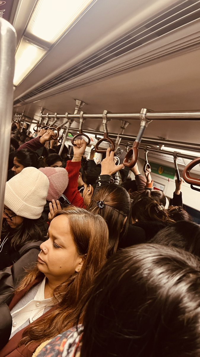 pooanavi's tweet photo. If women mattered, Delhi Metro wouldn’t restrict them to 1 bogie during rush hour.
Awareness posters are easy. Structural change is responsibility.
Stop the tokenism.
@OfficialDMRC @DelhiGovt @SCofIndia Branding ≠ safety. Optics ≠ equality.
Do better, not louder.
@HMOIndia https://t.co/XPZoolLoQQ