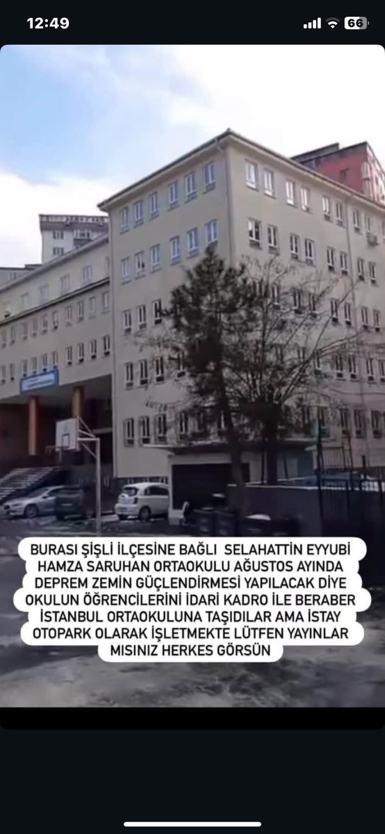serifisyapan's tweet photo. Sayın Valim, @gul_davut Belediye Başkanım, @CevdetErturkmen ve @sislimem Şişli Selahattin Eyyubi Ortaokulundaki inşaattaki son durum nedir acaba yoksa bu haberde okuduklarımız gerçek mi bir öğrenci velisi olarak merak ediyorum. Umarım yakın zamanda resmi bir açıklama gelir. 🙏 https://t.co/pvy0Cq1Y8i