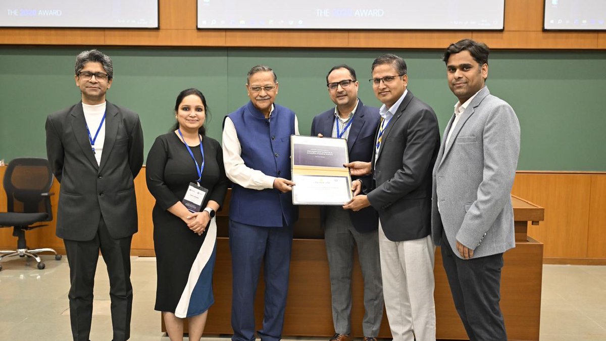 🎉 Delighted to share @FoodDeptGoI, <a href="/UNWFP_India/">World Food Programme in India</a>  &amp; <a href="/iitdelhi/">IIT Delhi</a> have won the 2026 CDSA-ORSI Excellence Award for PDS supply chain optimisation! The Anna Chakra tool is transforming foodgrain movement across India🚛, cutting costs💰 &amp; CO₂ emissions🌱, and advancing food security.