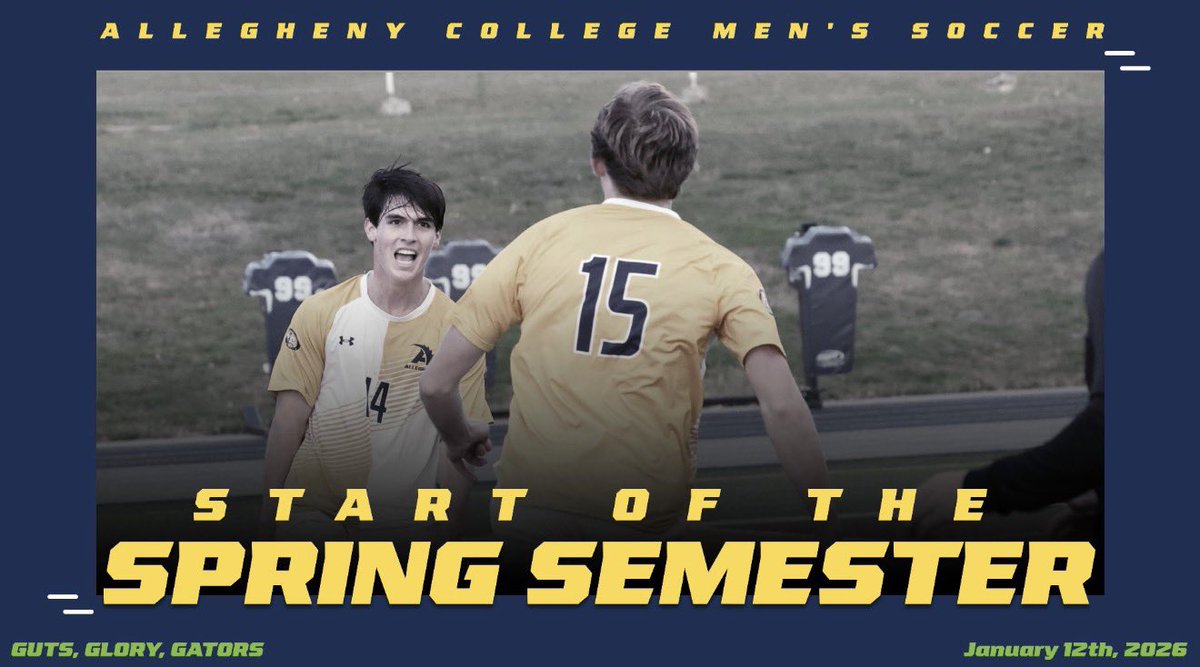 Welcome back Gators! 🐊

Time to get back to work in the classroom &amp; on the training pitch! 📚⚽️

#GatorStrong | #GatorPride 🔵🟡