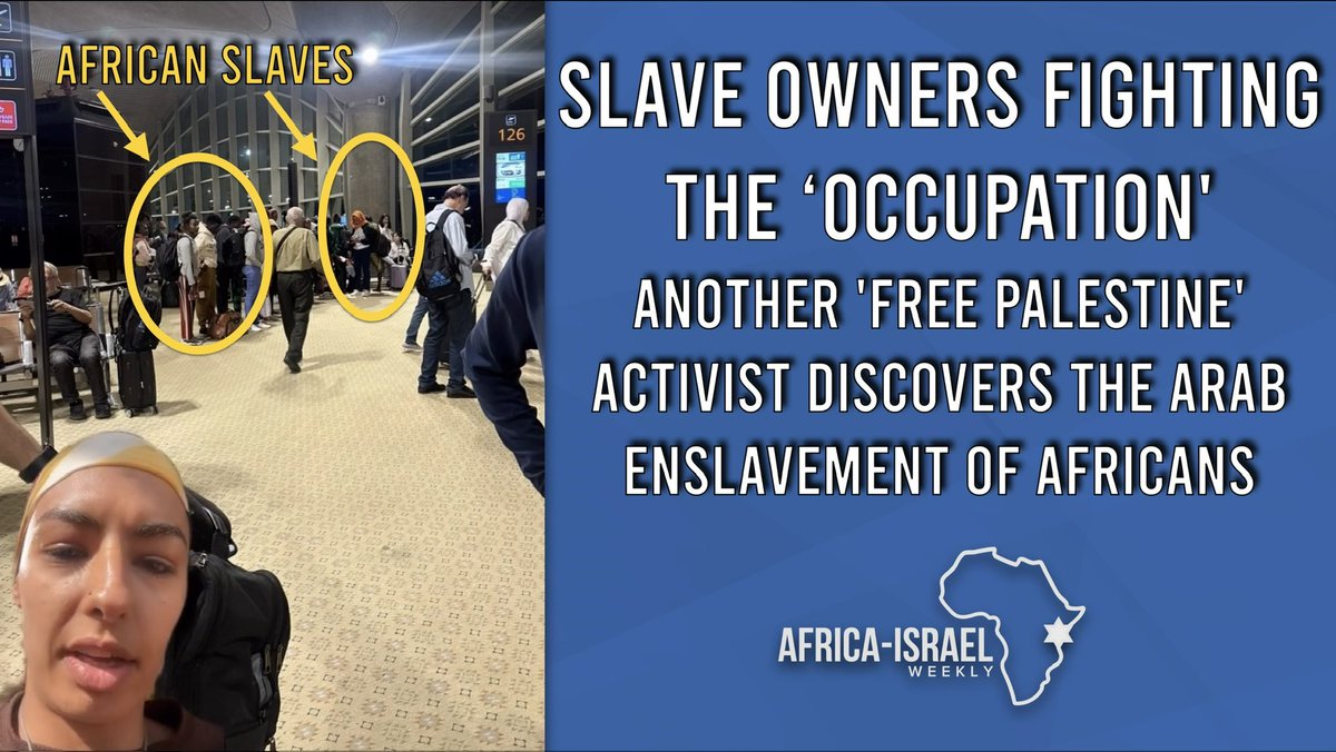 IbsiNow's tweet photo. Eman continued to incorrectly maintain that Israel was still worse than the Arab slave system of Africans she had just glimpsed. Not only are black Africans not enslaved in Israel, but black Africans — Jewish and non-Jewish — are free citizens of Israel. The Ethiopian Israeli community alone numbers nearly 200,000, and represents military officers, parliament members, doctors, lawyers, professors, rabbis, pastors, business owners, and more.
https://t.co/nNgo34QWDL