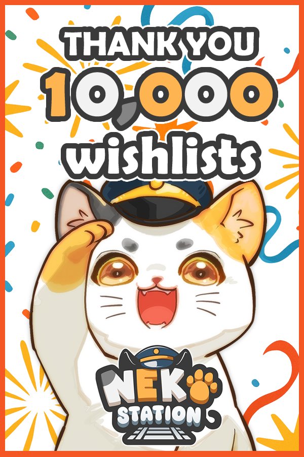 Neko Station / ネコの車掌さん Wishlist Now tweet media