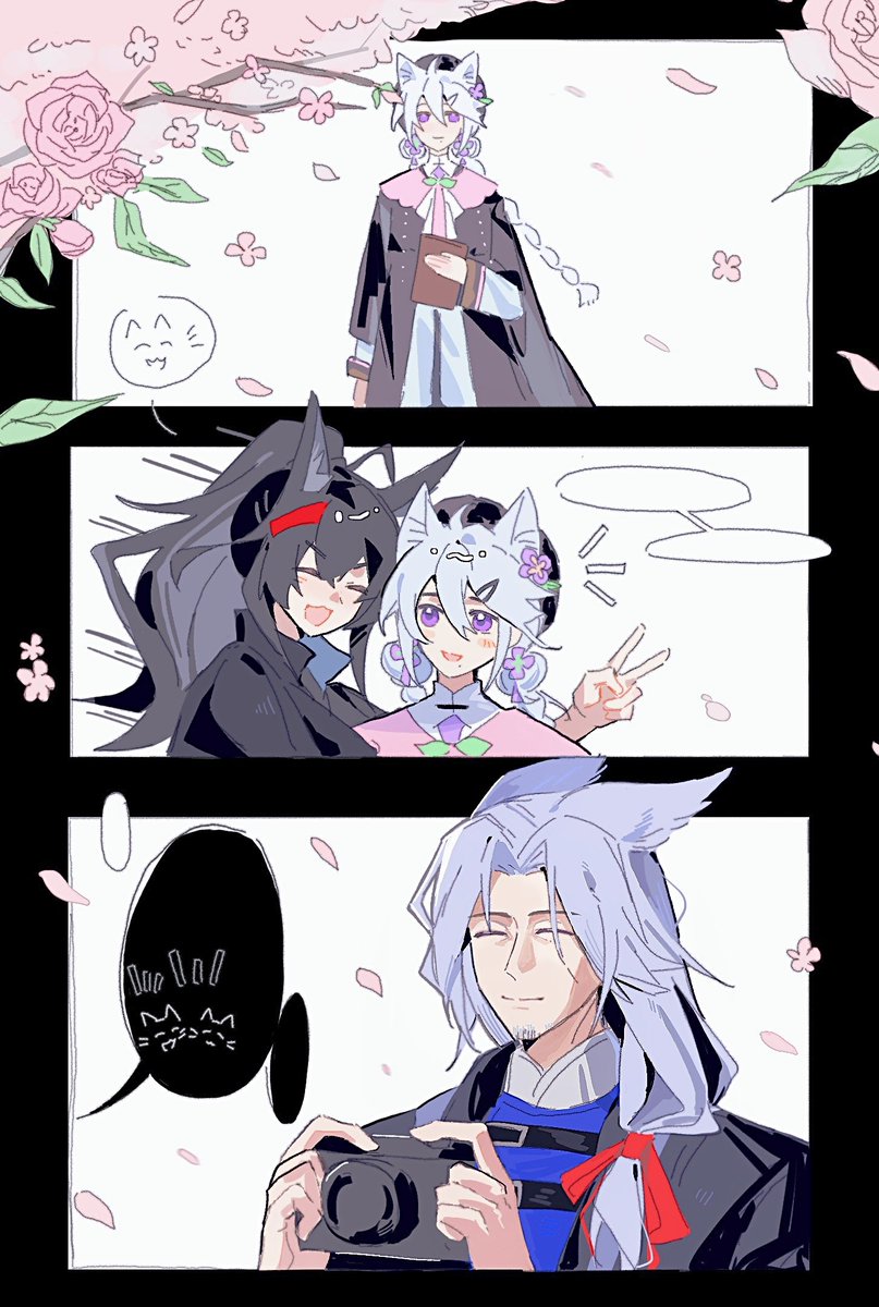 sunle27488840's tweet image. 🐱🌸🐱🌸🐱🌸