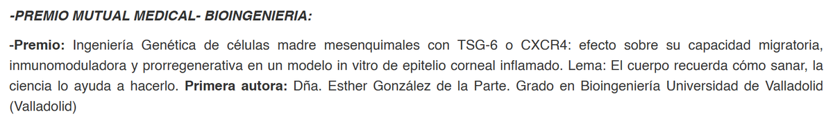Grado en Ingeniería Biomédica (UVa) tweet media