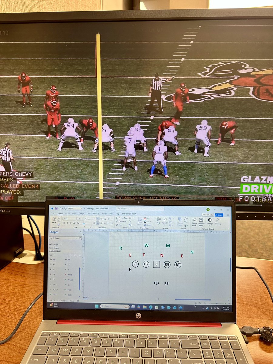 SMU RPO game out of Power Spread this Monday morning. Have a day everyone!