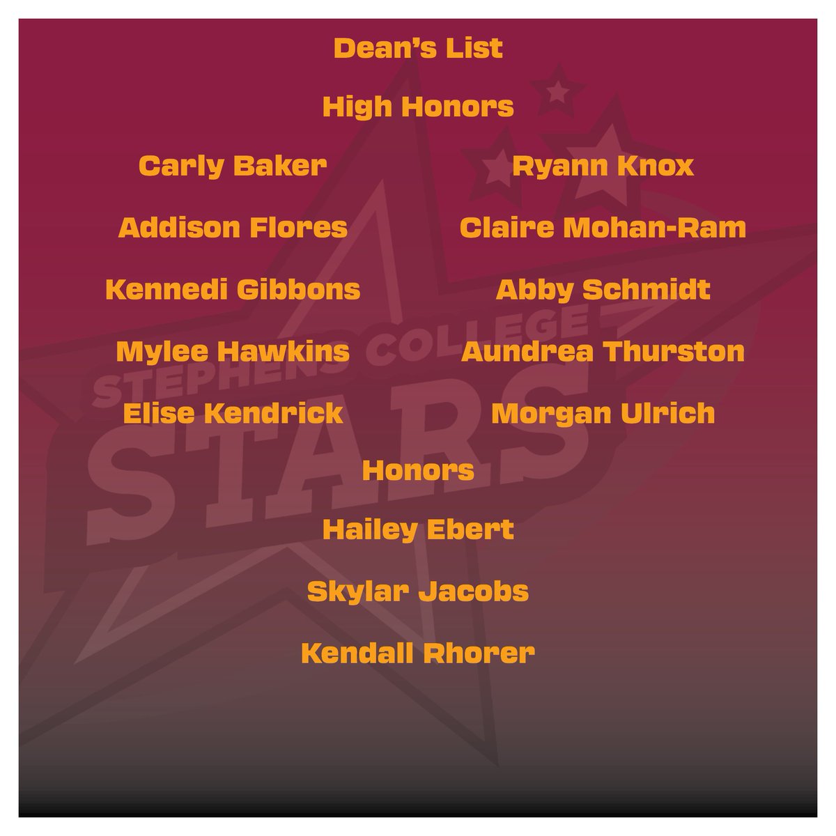 Stephens Softball tweet media