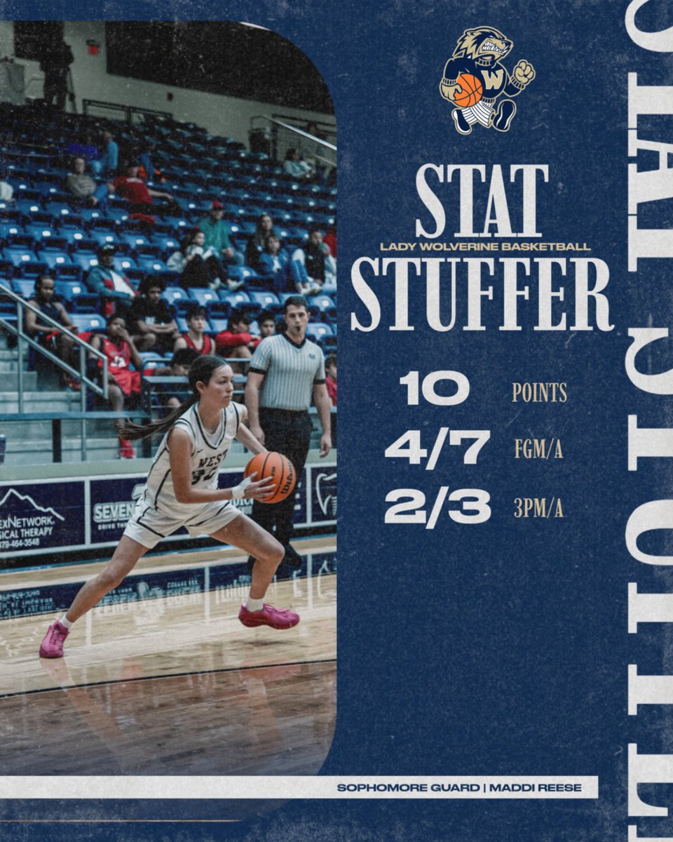 BWHS_WBB's tweet image. #theWESTway Player of the Game and Stat Stuffers from Friday night's home game against Northside.

Varsity/JV is back in action tomorrow at home vs Rogers!