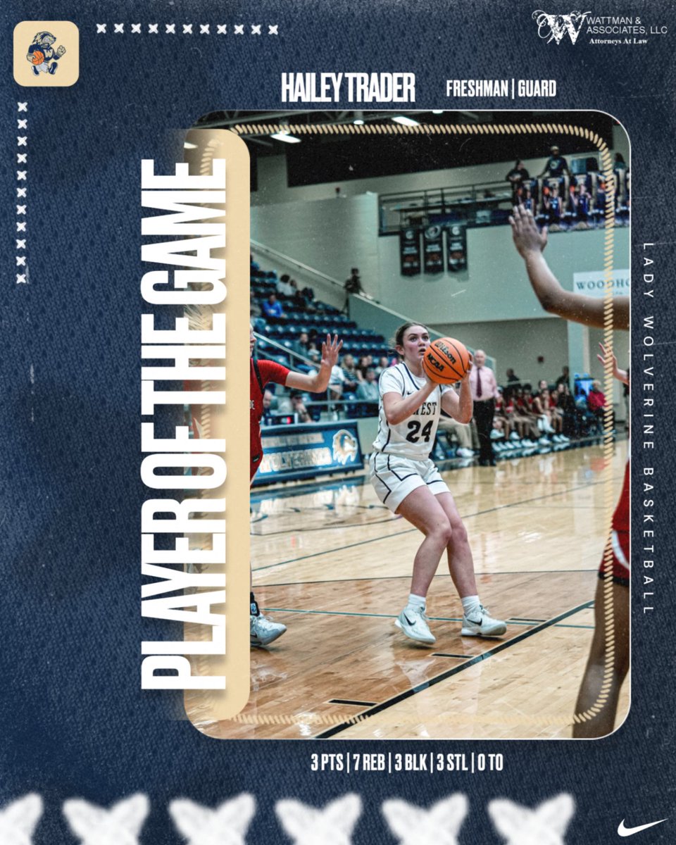 BWHS_WBB's tweet image. #theWESTway Player of the Game and Stat Stuffers from Friday night's home game against Northside.

Varsity/JV is back in action tomorrow at home vs Rogers!