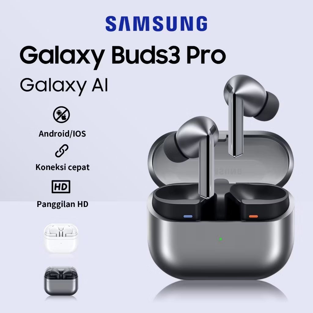 RoehanF's tweet photo. Cek [COD] Stok Siap Samsung Buds 3 Pro Wireless Bluetooth Earphone Headset  Super Clone 1 : 1 TWS Telinga Nirkabel 360 Audio  Earbuds Kompatibel Android &amp; IOS Tahan Air  Untuk Semua Jender Hi-Fi Sound Original dengan harga Rp267.990. https://t.co/k15uwAjoNy https://t.co/Os79Z35jEz