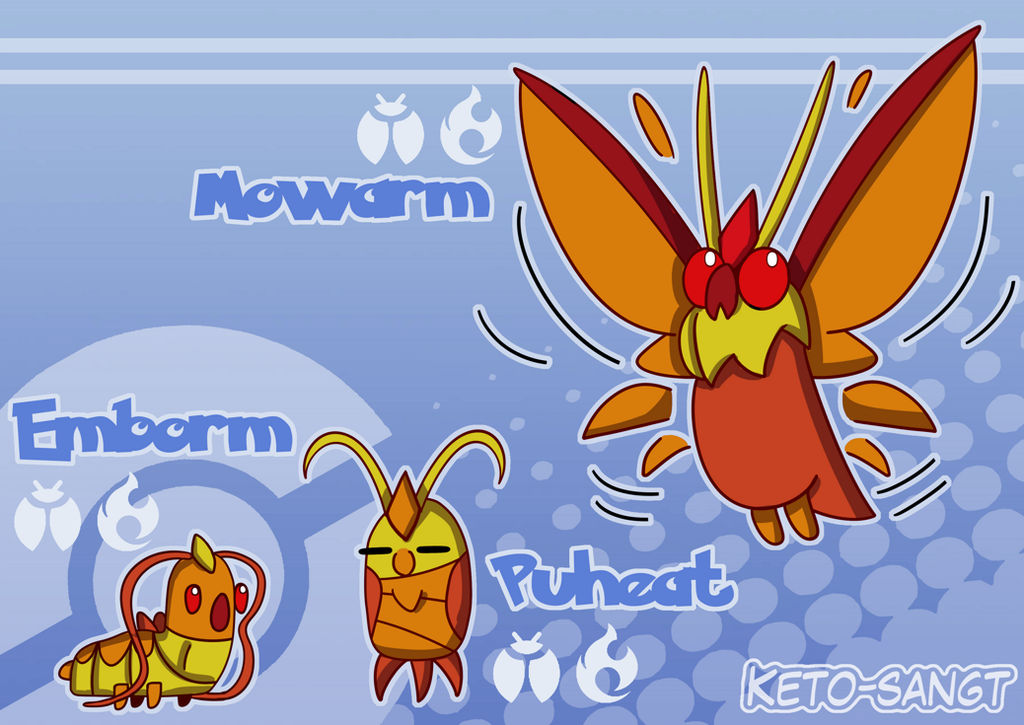 Fakemon: Emborm, Puheat y Mowarm
deviantart.com/keto-sangt/art…

<a href="/ConoceArtistas/">¡Conoce Artistas!</a>
<a href="/ApoyaAlArtista/">Apoya Al Artista</a>
<a href="/plasmart15/">PlasmArt</a>
<a href="/TuVecinoArtista/">TuVecinoArtista</a>
<a href="/ArtePorDoquier/">Arte Por Doquier </a>