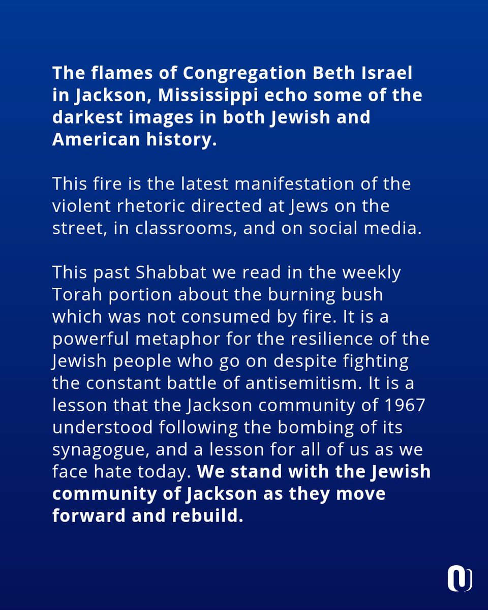 Orthodox Union tweet media