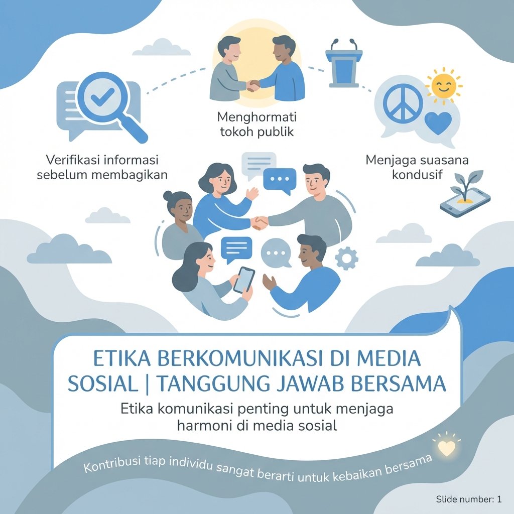 noelluna97's tweet photo. Pernahkah kamu berpikir sebelum membagikan sesuatu di media sosial? Mempraktikkan etika komunikasi membantu kita menjaga lingkungan digital yang sehat. Yuk, mulai dari diri sendiri untuk jadi contoh yang baik! Ceritakan pengalamanmu di kolom komentar. https://t.co/XIrdV8b8WX