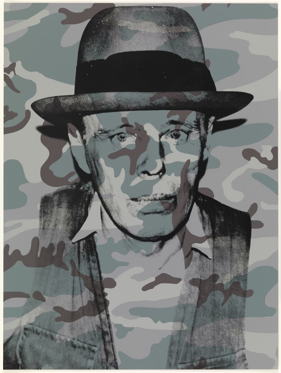 Joseph Beuys in Memoriam, 1986 #artbots #warhol