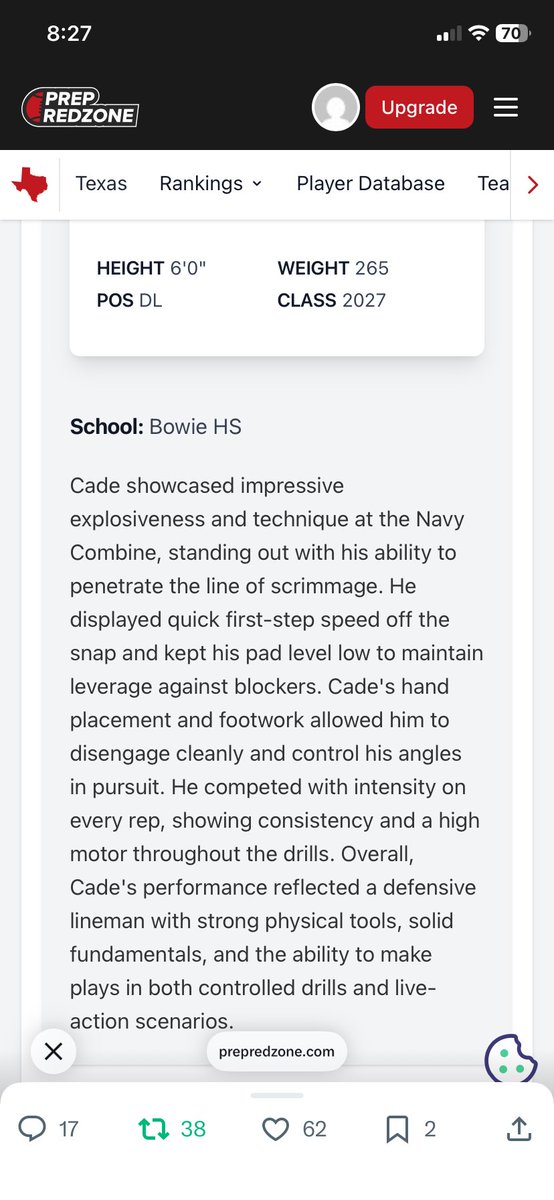 Cade Venable tweet media