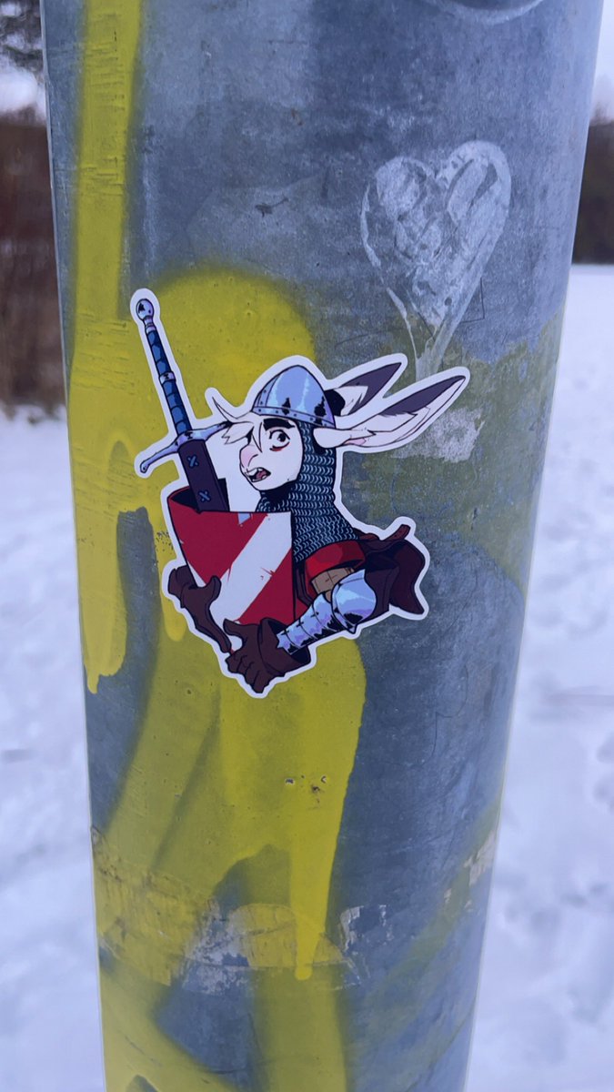 hyenamancer's tweet image. local rabbitman makes surprise appearance