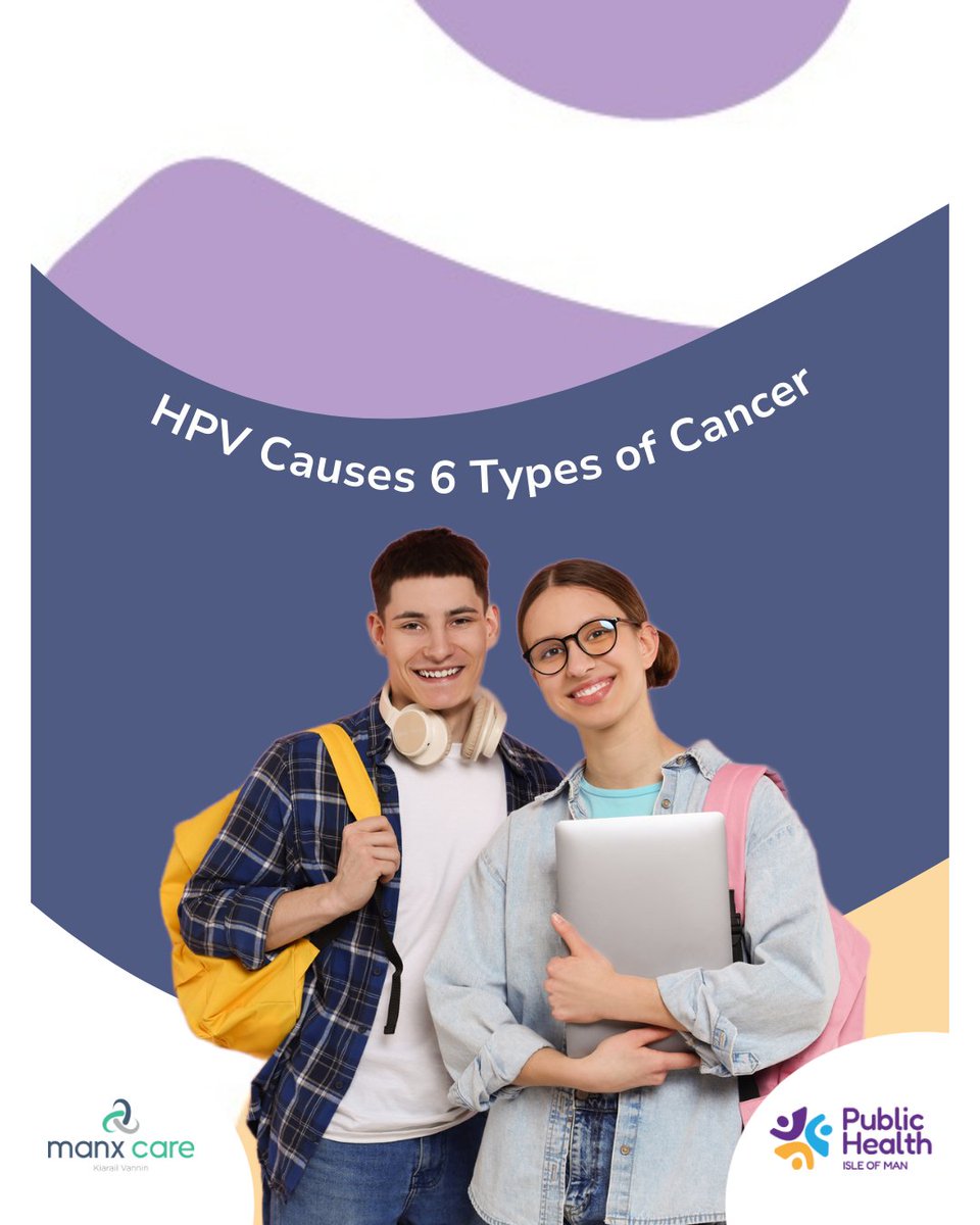 PublicHealthIOM's tweet photo. Manx Care will be offering the HPV vaccine to Year 8 children in the Isle of Man this February-March. Look out for the consent form from your child’s school or the Department of Education for those homeschooled.
Find out more at https://t.co/fqM1ELB9Ft
#hpv #reducecancer https://t.co/wD039YYJVw